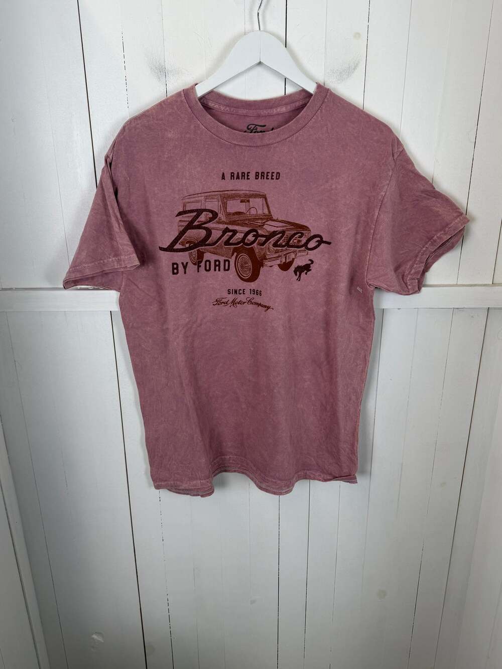 Ford Pink T-Shirt Men's Size L 100% Cotton Excellent Condition